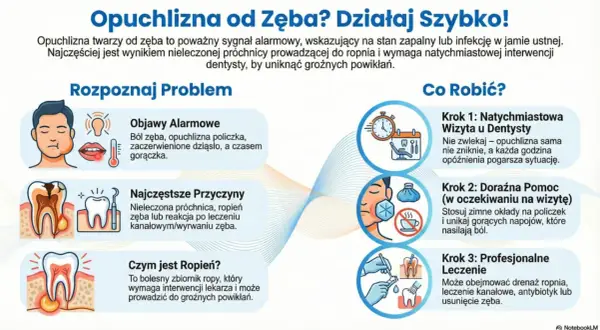 Opuchlizna od zęba, objawy, przyczyny i leczenie. Ropień może powodować nieprzyjemny zapach ropy z ust. Działaj szybko!
